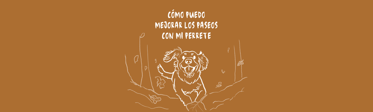 ilustración hecha por blanca castillo de un perro. Estilo lineal