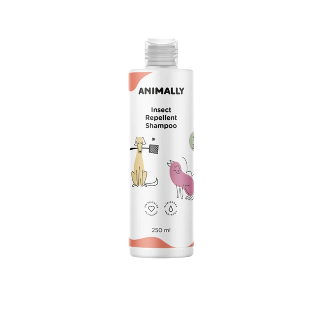 CHAMPU  ANTIPARASITOS NATURAL PERROS ANIMALLY