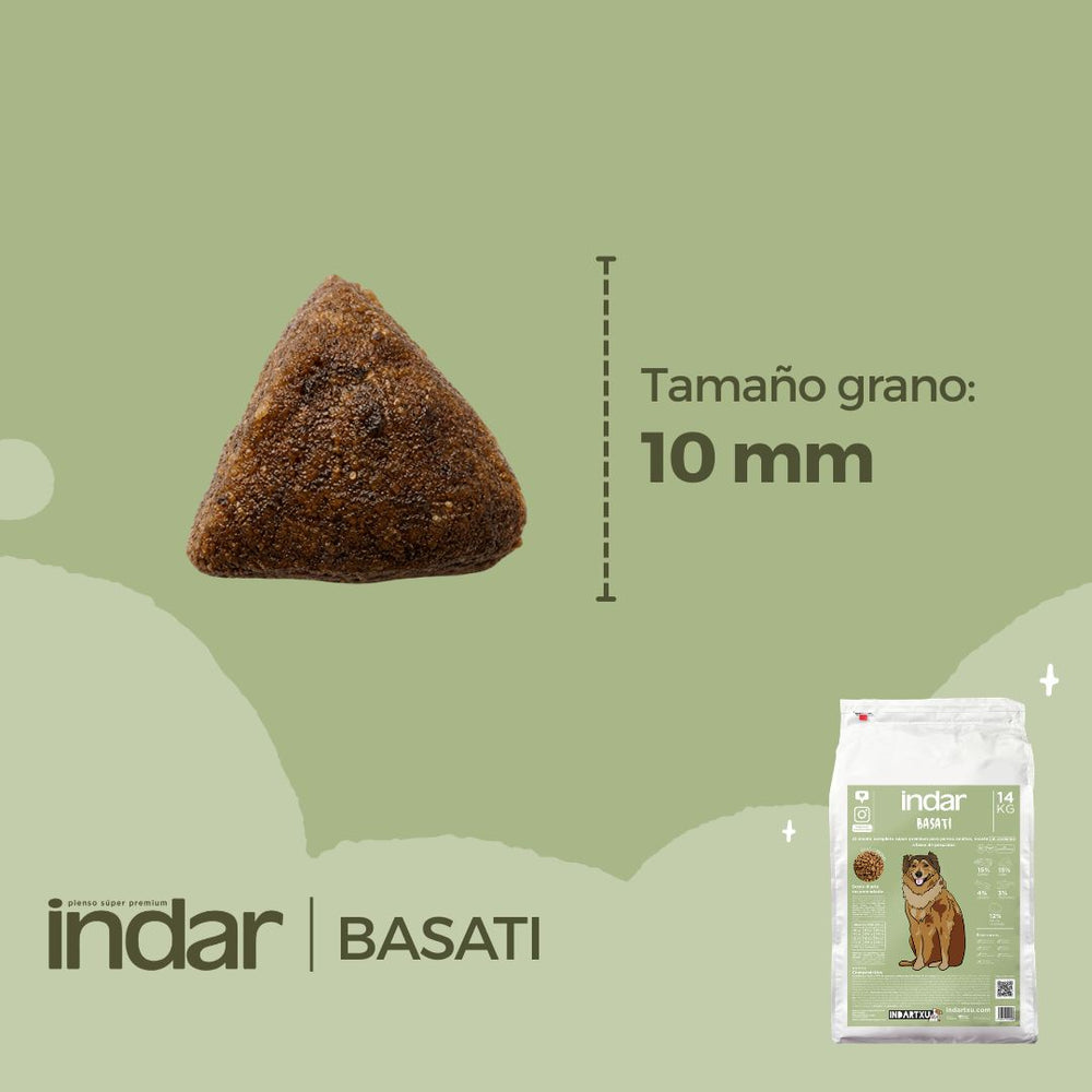 BASATI - Perro, todas las razas, SIN cereales, a base de pescados - INDAR alimento completo súper premium