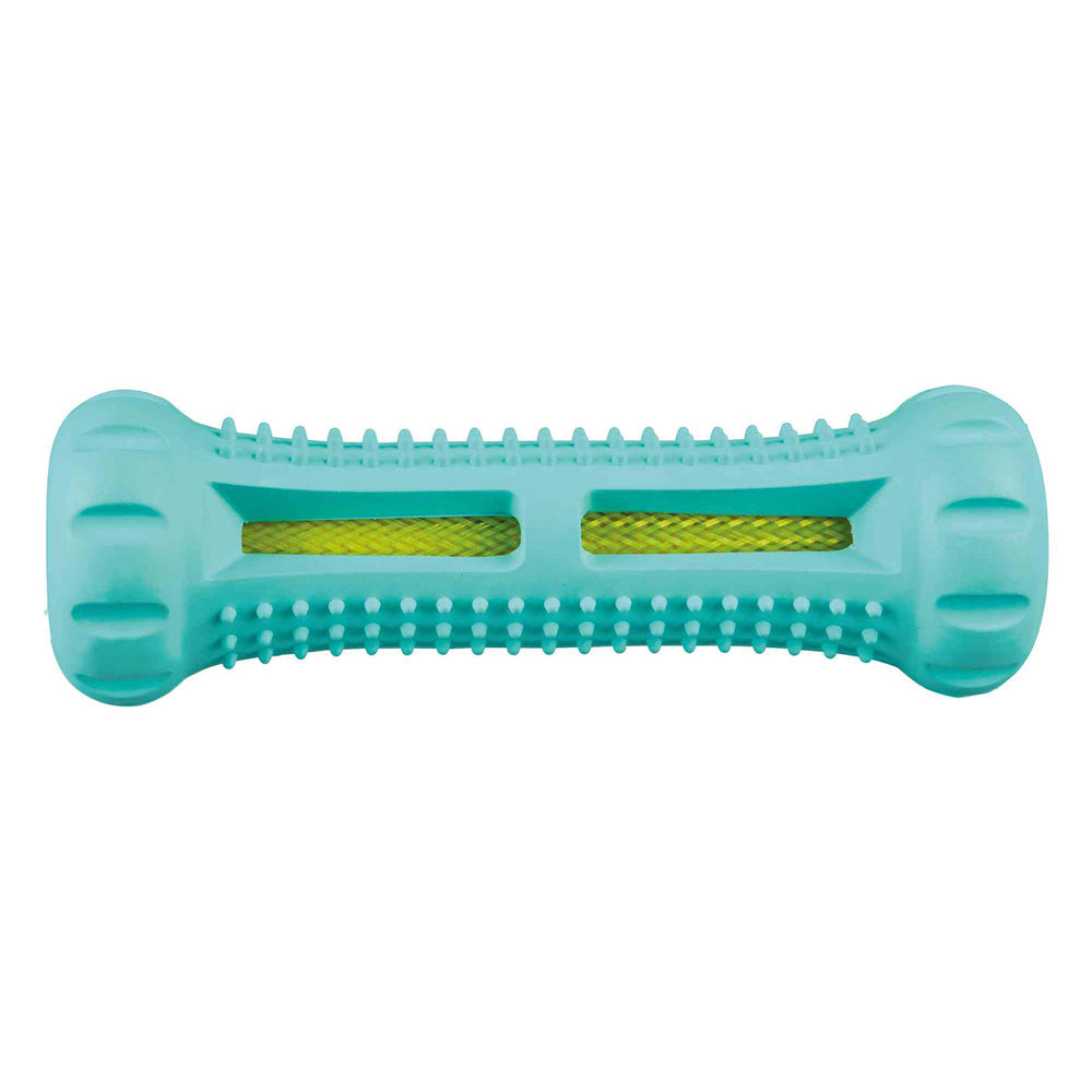 HUESO CON CUERDA INTERACTIVO DENTA FUN LIMPIADIENTES PERRO