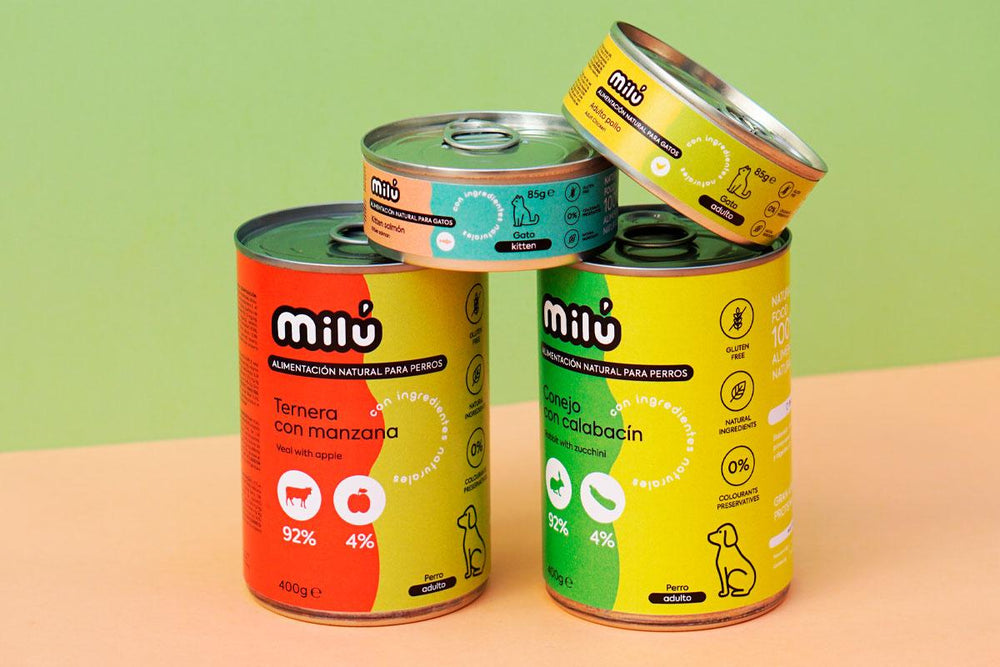 ALIMENTO HÚMEDO MILÚ PERROS