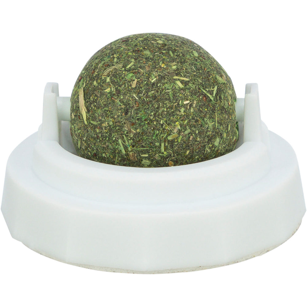 PELOTA DE CATNIP CON SOPORTE GATO TRIXIE