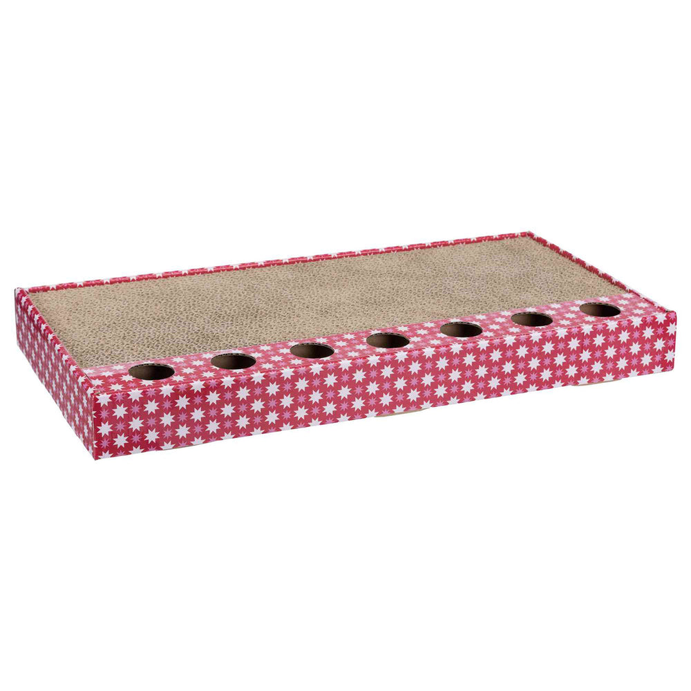 TABLA RASCADORA CON PELOTITAS GATO TRIXIE