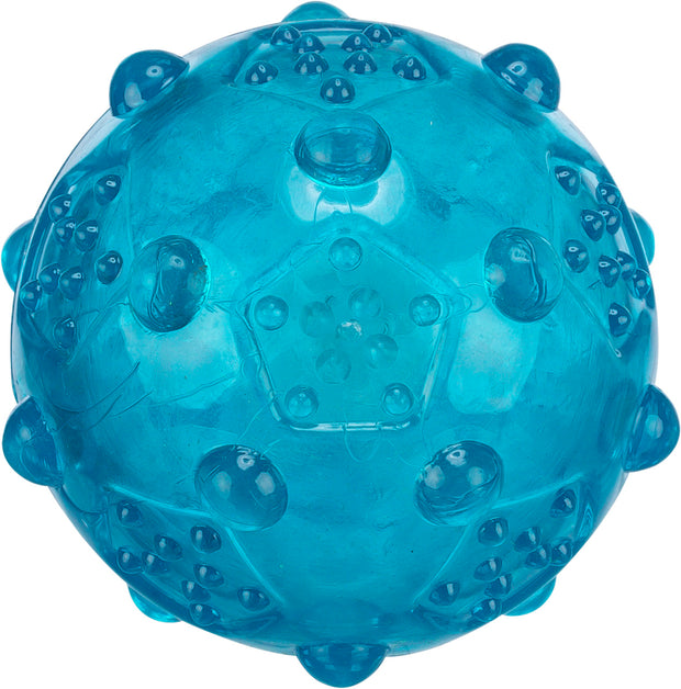 PELOTA TERMOCAUCHO TRANSPARENTE SONIDO PERRO TRIXIE