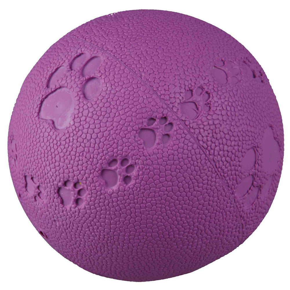 PELOTA CON SONIDO CAUCHO PERRO TRIXIE