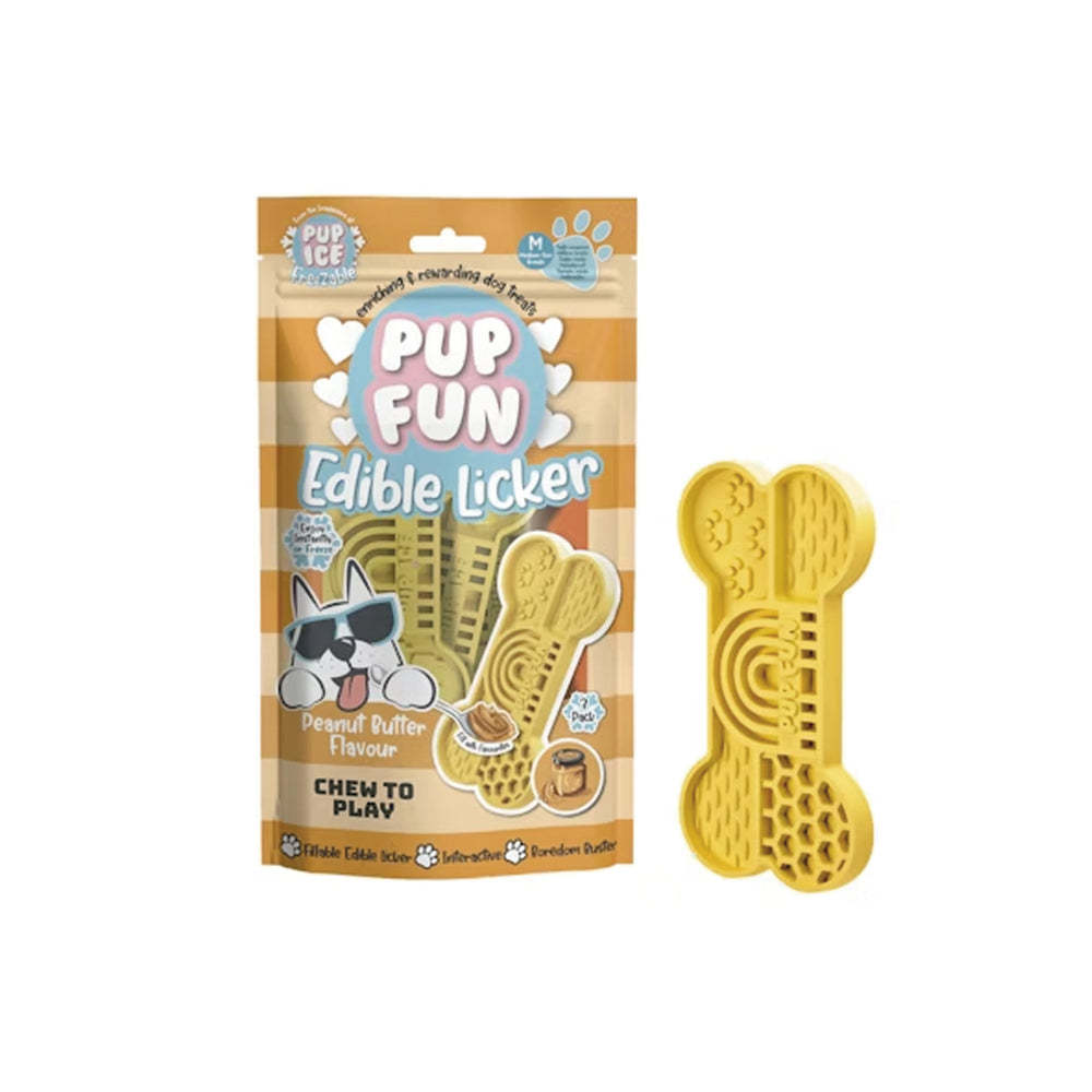 PUP ICE EDIBLE LICKER DE MANTEQUILLA DE CACAHUETE