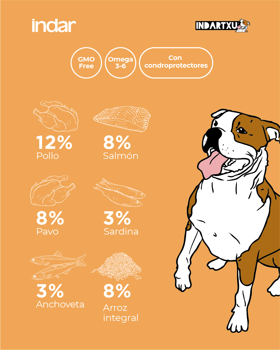 ERTAIN - Perro, todas las razas - INDAR alimento completo súper premium