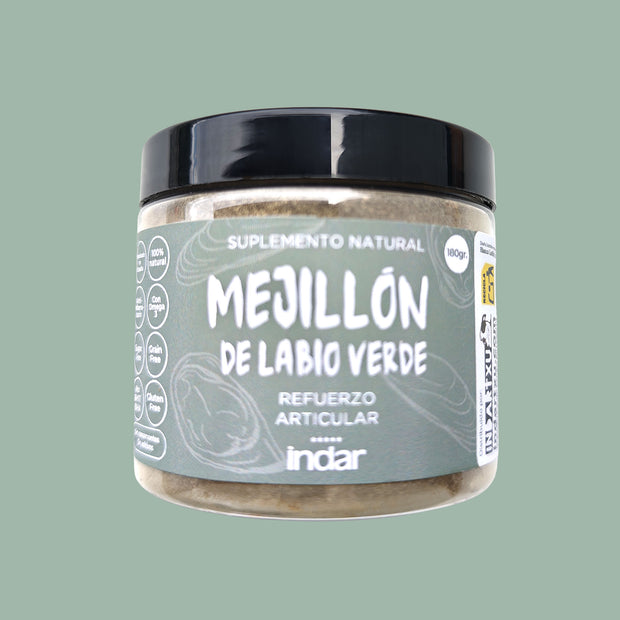 Mejillón de labio verde - Refuerzo articular para perros y gatos - Complemento alimenticio INDAR