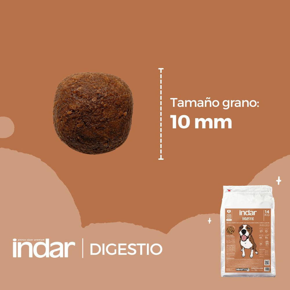 DIGESTIO - Perro, todas las razas, digestivo - INDAR alimento completo súper premium