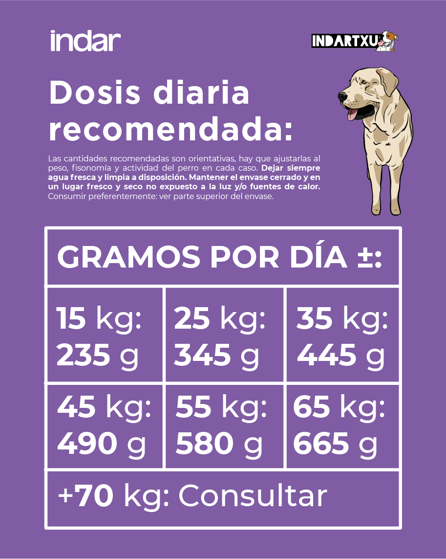 ERRALDOI - Perro, razas grandes- INDAR alimento completo súper premium