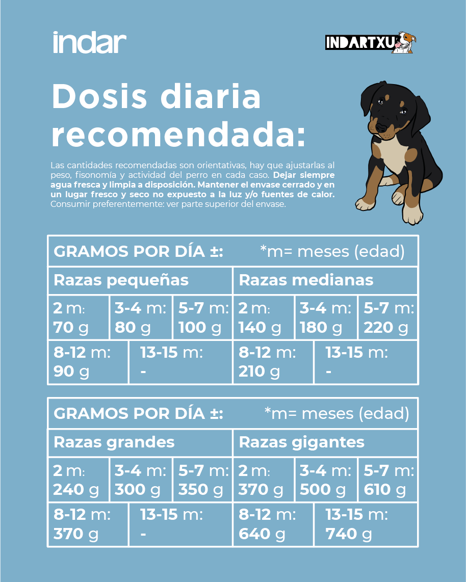 KUME TXIKI - Perro cachorro - INDAR alimento completo súper premium