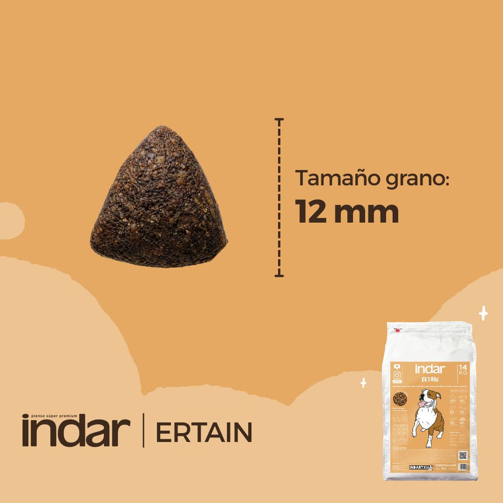 ERTAIN - Perro, todas las razas - INDAR alimento completo súper premium