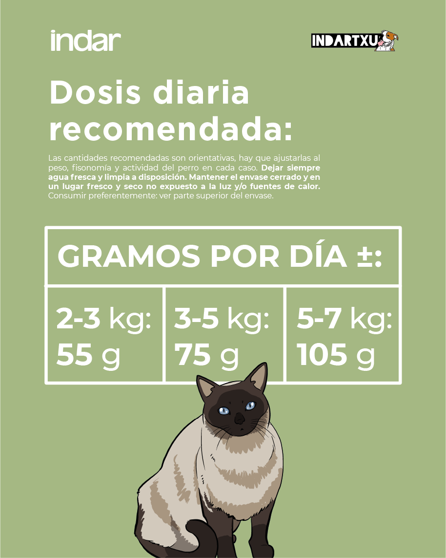 KATU BASATI - Gato adulto, SIN cereales - INDAR alimento completo súper premium