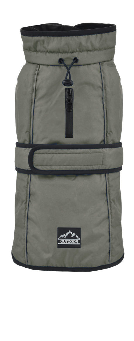 IMPERMEABLE CON FORRO POLAR TORMENTA PERFECTA GRIS NAYECO PERRO