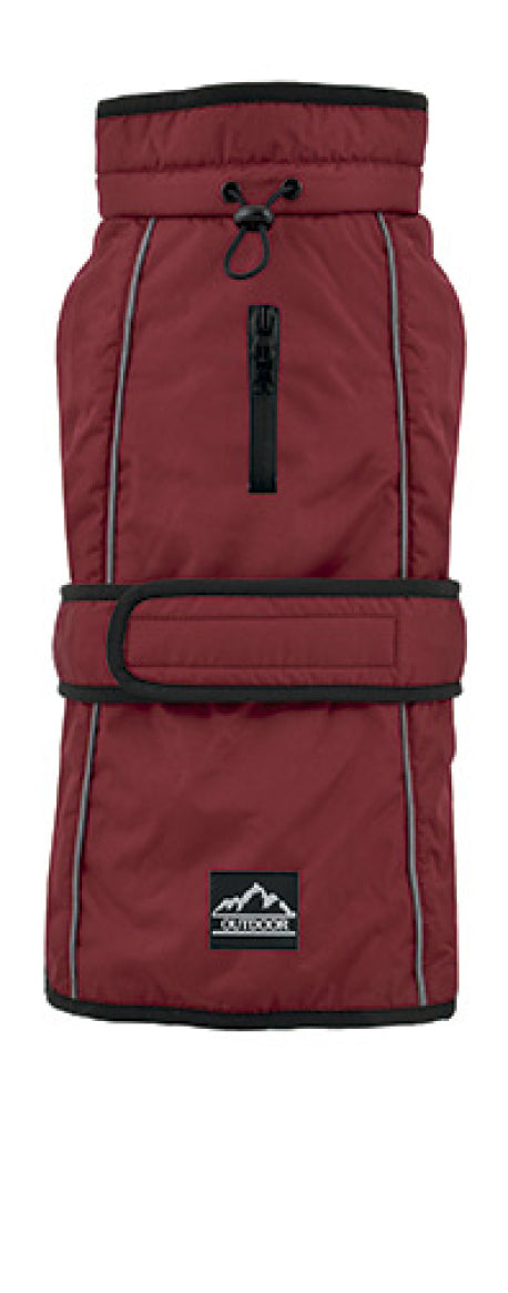 IMPERMEABLE CON FORRO POLAR TORMENTA PERFECTA ROJO NAYECO PERRO