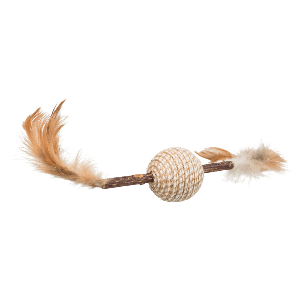 JUGUETE MATABI CON PLUMAS GATO