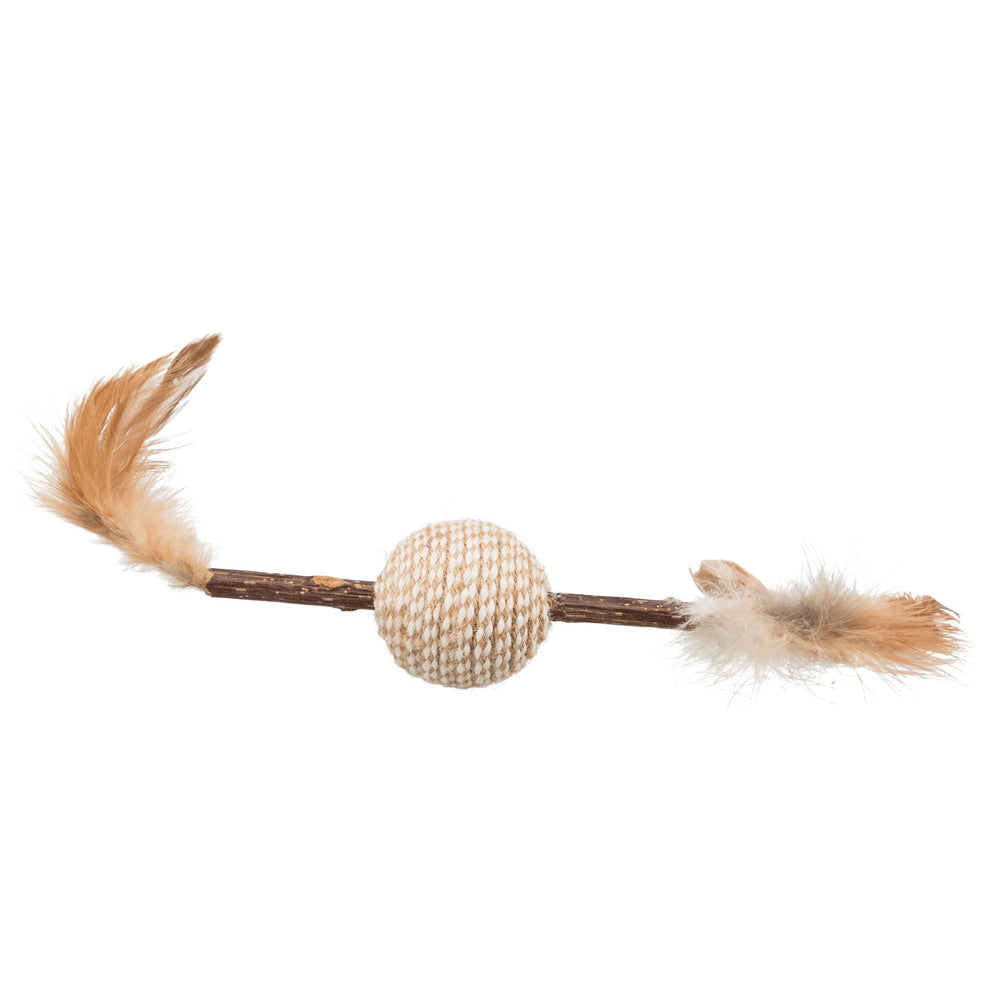 JUGUETE MATABI CON PLUMAS GATO