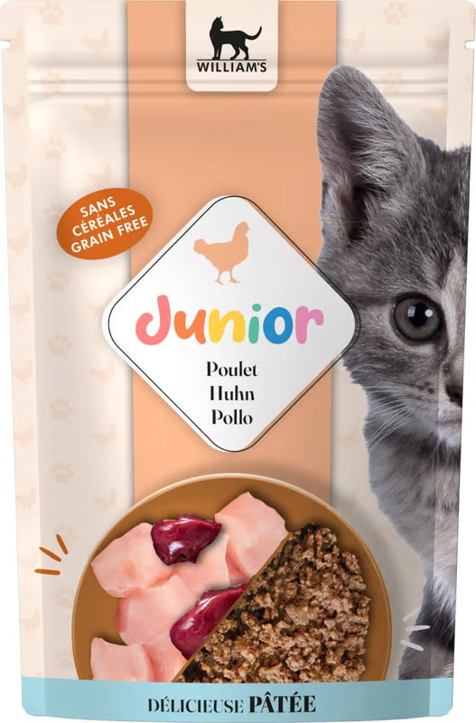 WILLIAMS OPTIMAL SOBRES DE COMIDA HUMEDA GATO SIN CEREALES (GRAIN FREE)