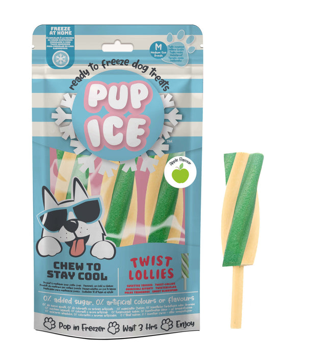 HELADO PUP ICE TWIST APPLE