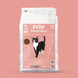 ALIMENTO COMPLETO GATO  ESTERILIZADO SUPER PREMIUM INDAR KATU ESTERILIZE