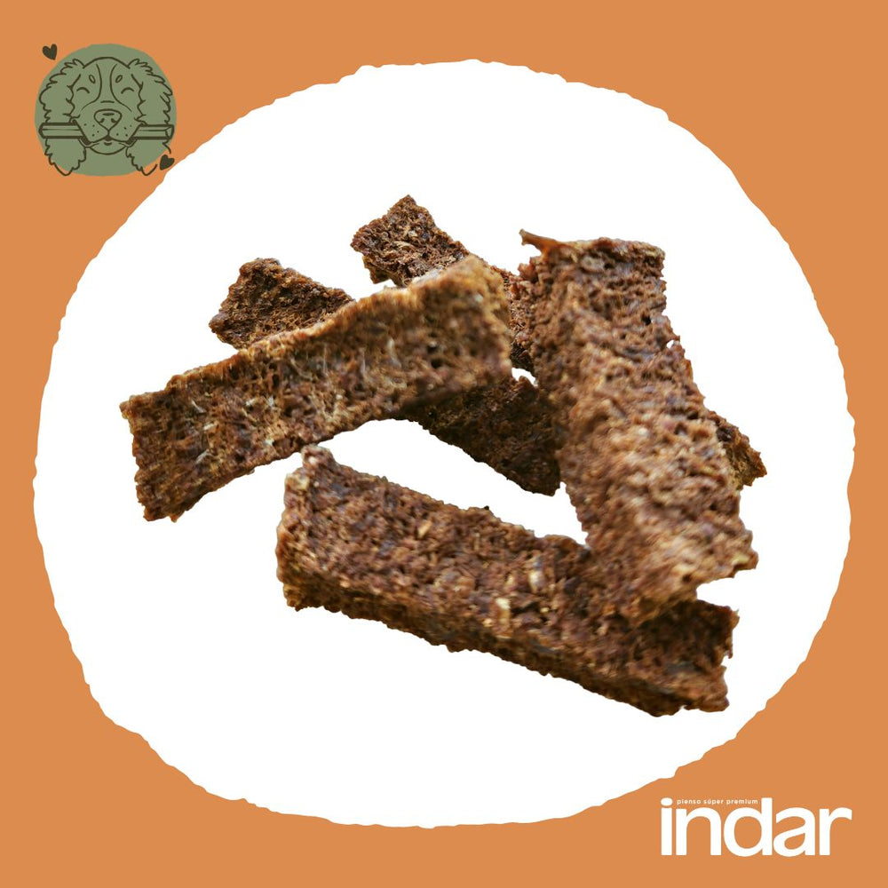 Sticks de calabaza para perro y gato - INDAR Snacks Naturales