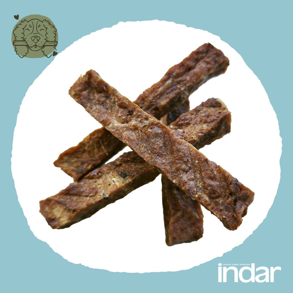 Sticks de caballa para perros y gatos - INDAR Snacks Naturales