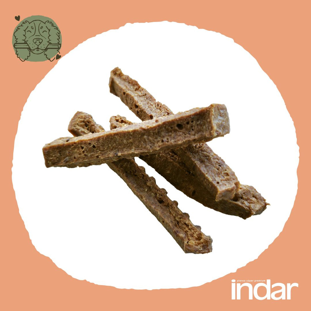 Sticks de pollo para perros y gatos - INDAR Snacks Naturales